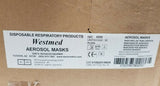 Box of 50 Westmed Aerosol Masks - Latex Free, Adult, SKBAWA-s009