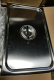 6pcs Vollrath 77250 Covers-Full Size, Flat Solid Stainless Steel, SKBAWA-s038