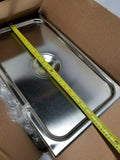 6pcs Vollrath 77250 Covers-Full Size, Flat Solid Stainless Steel, SKBAWA-s038