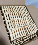Box of 500 RBR 5"×3" Mini Pallets, SKBAWA-s011