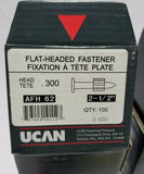 Box of 700 UCAN 2 1/2" FLAT-HEADED FASTENER -.300, SKBAWA-b528