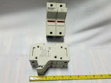 Lot of 2 Ferraz Shawmut ultrasafe 2 pole fuse holder - Jclass fuse, SKBAWA-000