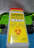 Box of 28 Sanofi Biohazard Mini Sharp Contaminated Container Kit., SKBAWA-s036