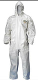 6 Pack ChemMax2 C72132 Coveralls w/Hood, Elastic Wrists & ankle, SM, SKBAWA-000