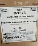 Box of 50 Respan Saflo 7ft Oxygen Supply Tube w/ multi-fit connector SKBAWA-000