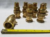 Box of 7 Dixon A-075, 3/4" Brass Male Camlock x 3/4" Female NPT, SKBAWA-B030