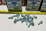 Lot of 3,800 Machine Screws Pan, Phillips, Plated Steel 8-32 x 1/2", SKBAWA-000