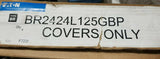 Box of 4 Eaton 125 Main Lug, Cutler-Hammer LoadCenter Covers, Grey, SKBAWA-s028