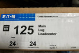 Box of 4 Eaton 125 Main Lug, Cutler-Hammer LoadCenter Covers, Grey, SKBAWA-s028