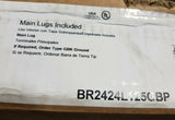 Box of 4 Eaton 125 Main Lug, Cutler-Hammer LoadCenter Covers, Grey, SKBAWA-s028