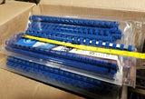 Box of 400 pcs, GBC, 1/2" Combbind Spines, blue, SKBAWA-s033