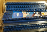 Box of 400 pcs, GBC, 1/2" Combbind Spines, blue, SKBAWA-s033