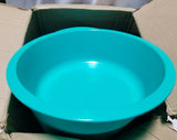 Box of 50 Medegen, Round Wash Basin, 6qt, Turquoise, H354-07, SKBAWA-s007