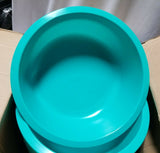 Box of 50 Medegen, Round Wash Basin, 6qt, Turquoise, H354-07, SKBAWA-s007