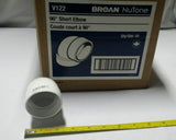 Box of 55 pcs, Broan Nutone, 90° Short Elbow, 2" Dia,  V122, SKBAWA-s027