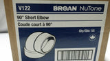 Box of 55 pcs, Broan Nutone, 90° Short Elbow, 2" Dia,  V122, SKBAWA-s027
