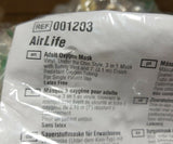 Box of 48, CareFusion, Air life, Adult Oxygen Mask with 7 ft Tubing, SKBAWA-s033