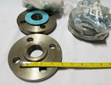 Lot of 2, Flange Set, 1 1/4" , Din2566, SKBAWA-b518