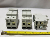 Lot of 3, Bussmann Fuse Holder, CHCC2D, 30A, 600V, SKBAWA-B013