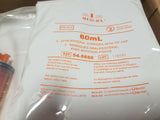 Box of 85 pcs, Med-RX 60mL, Oral/Enteral Syringes with Tip Cap, SKBAWA-s030