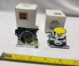 Lot of 2, CUTLER HAMMER, Short PUSH BUTTON OPERATOR, 10250T105, SKBAWA-B019