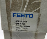 FESTO, SDE5-D10-O-Q4E-P-M8, Pressure SENSOR  15/30V, SKBAWA-B049