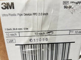 Box of 10, 3M, Fire Barrier, Ultra Plastic Pipe Device, 2 in, SKBAWA-B065