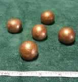 5pc Pure Copper Sphere, Solid Copper Ball, 25.4mm/1 inch, 110-120gr SKBAWA-b560