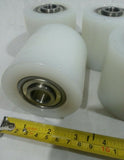 9pcs U&J, Nylon Rollers w/Bearing, 3" x 3", PVC, 6303ZV C3, SKBAWA-b076