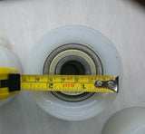 9pcs U&J, Nylon Rollers w/Bearing, 3" x 3", PVC, 6303ZV C3, SKBAWA-b076