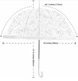Becko, Stick Clear Canopy, Bubble Dome Rain Umbrella, SKBAWA-s002