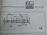 IFM, EFECTOR, IF5769, IF-2002-FRKG, Position Sensor, 10-55 VDC, SKBAWA-B004