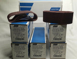 60 PCS, Norton Aluminum Oxide Sanding Belt, 2 1/2" × 16", 50 Grit, SKBAWA-B065