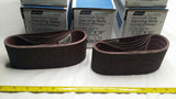 60 PCS, Norton Aluminum Oxide Sanding Belt, 2 1/2" × 16", 50 Grit, SKBAWA-B065