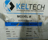 KELTECH SS0145CP, Stainless Steel Motor, HP- 1, 1740 RPM, skbawa-s022