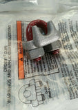 8x, Crosby 1010097, 4402373, G-450, 3/8 Red-U-Bolt Wire Rope Clips, skbawa-b544
