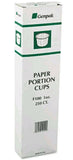 500pcs Genpak F100, 1oz Paper Portion Cups, (250 x 2packs) SKBAWA-nnnn
