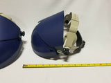 Lot of 2 3M H10 RATCHET HEADGEAR W/ CROWN PROTECTOR 12006M - Blue