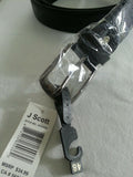 J Scott, Men's Belt, black Sz: 48, reg $34.00, SKBAWA-B072