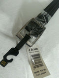 J Scott, Men's Belt, black Sz: 50, reg $34.00, SKBAWA-B072