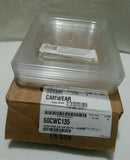 6pack Cambro 60CWC135 Camwear 1/6 Size Clear Polycarbonate Flat Lid, SKBAWA-b057