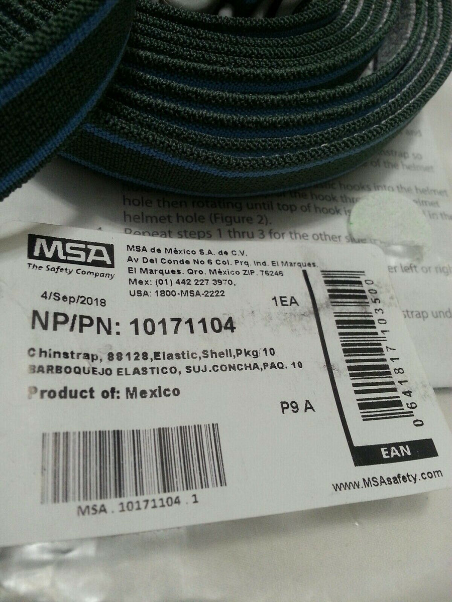 10pack MSA Safety 10171104, 3/4