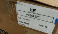 12pcs AeroStar, NOVA16x20x2, MERV Air Filter, 7,156, 891/ D544,949, SKBAWA-s023
