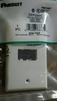 (Box of 10) Panduit CFP2WH, Mini-Com Faceplate (white), SKBAWA-000