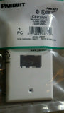(Box of 10) Panduit CFP2WH, Mini-Com Faceplate (white), SKBAWA-000