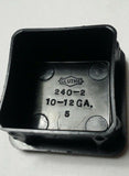 12pcs, Cluthe 240-2, 10-12 GA, 2 " Plastic Tubing Plug/End Cap, SKBAWA-s034