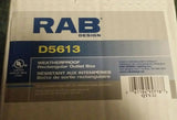12pcs, RAB DESIGN D5613 WEATHERPROOF rectangular OUTLET BOX, SKBAWA-B060