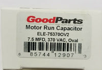 (Lot of 2) Good Parts MOTOR RUN CAPACITOR ELE- 75370OV2 7.5 MFD, SKBAWA-000