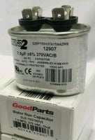 1(One) Good Parts MOTOR RUN CAPACITOR ELE-75370OV2 7.5MFD, 370VAC, SKBAWA-b115