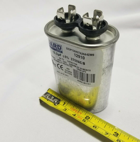 1(One) Good Parts MOTOR RUN CAPACITOR ELE- 15370OV2 15 MFD, 370VAC, SKBAWA-b115